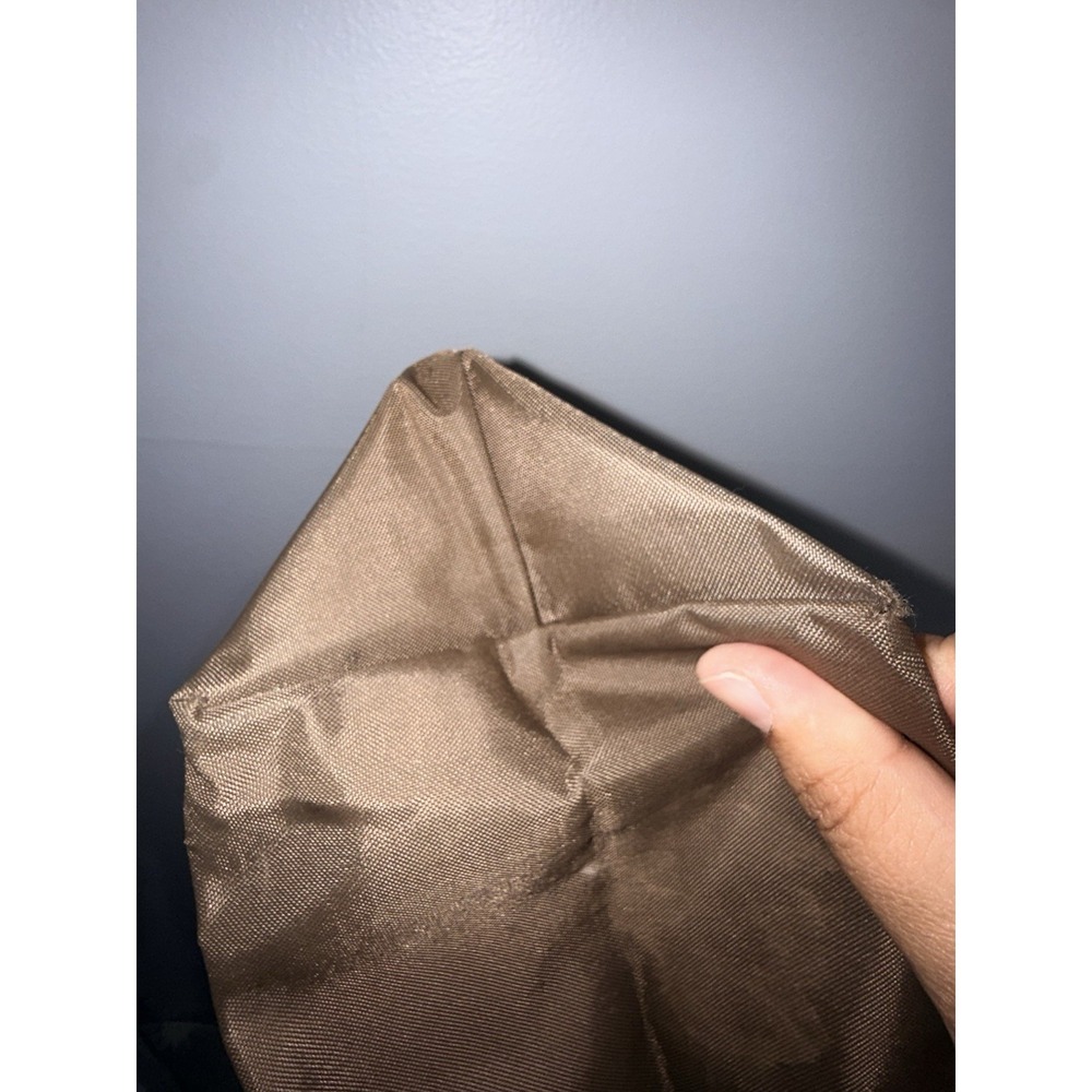 Longchamp Womens Le Pliage Original M‎ Tote Bag Recycled Canvas Ebony Brown  1 - Picture 9 of 10